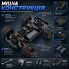 Машинка на радиоуправлении MJX Hyper Go 18208 1:18 Monster Truck Dual Shell – монстр-трак, 4WD, бесколлекторный двигатель, металлическая трансмиссия, до 45 км/ч, до 25 минут, до 100 м